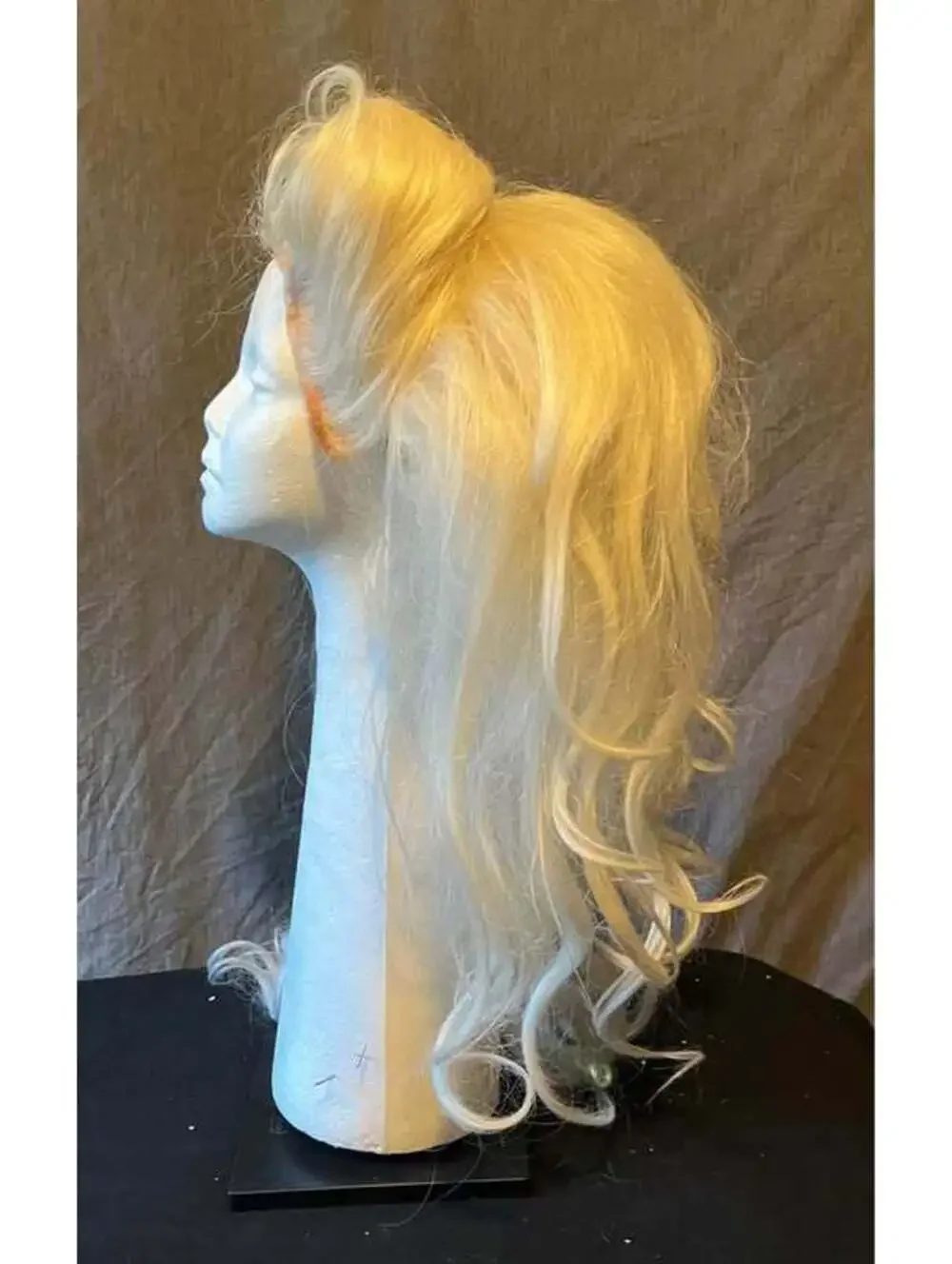 Blonde Lace Front Drag Wig with Victory Rolls